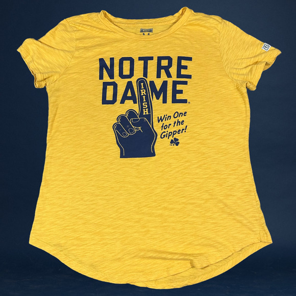 Tailgate Tops Notre Dame Womens M Tailgate Shirt Win One For The
